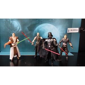 Star Wars Darth Vader's Secret Apprentice Starkiller 4 Figure Bundle Lot
